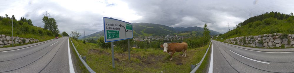 Schladming: Blick über den Ort - Steiermark