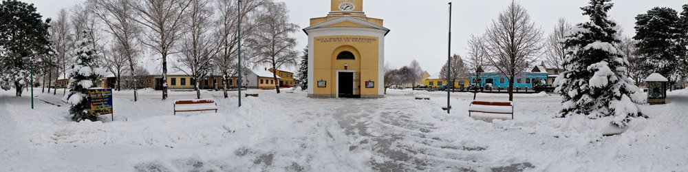 Seyring: Pfarrkirche im Winter - Niederösterreich