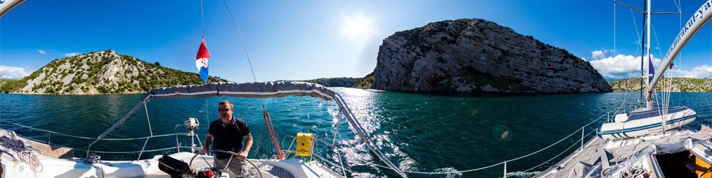 Mit dem Segelboot auf der Krka - Kroatien