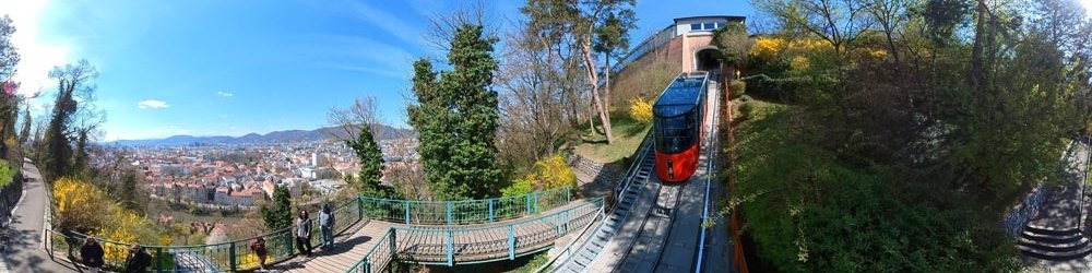 Graz: Schlossbergbahn - Graz,Insta360
